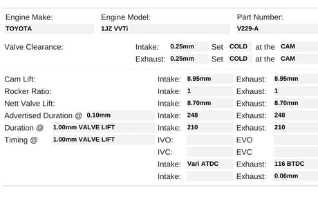 V229-A | 1JZ-GTE VVTi
