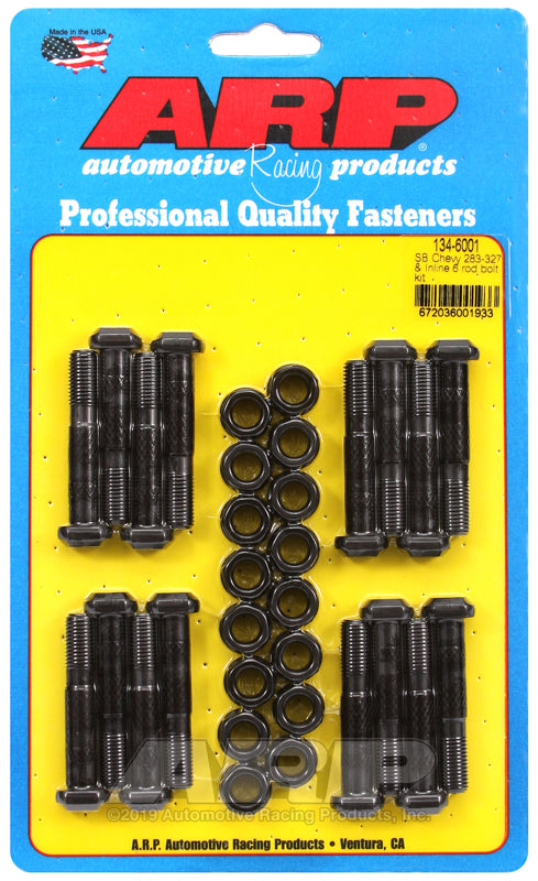 ARP SB Chevy 283-327 & Inline 6 Rod Bolt Kit 134-6001