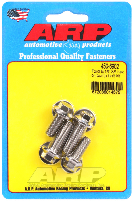 ARP Ford SS 5/16in hex oil pump bolt kit 450-6902