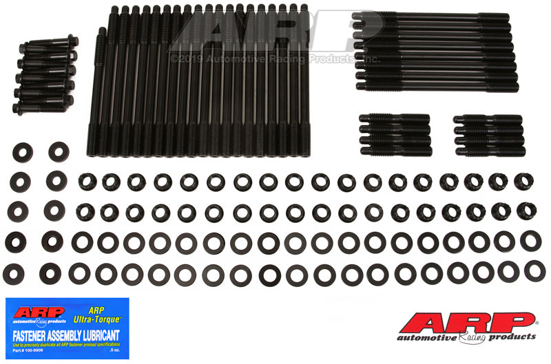 ARP SBC/WP Tall Deck 9.80 Warhawk Block with Warhawk 12Deg LS7 Heads Head Stud Kit 134-4703