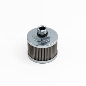 DeatschWerks Stainless Steel 8AN 100 Micron Universal Fuel Pump Pre-Filter 8-01-08100