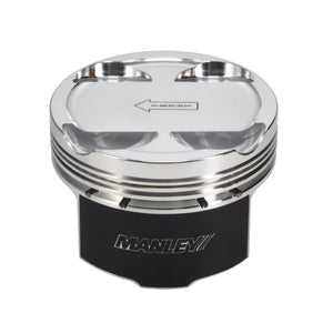 Manley 93-98 Toyota Supra Turbo (2JZGTE) 86.5mm +.5mm Oversized Bore 8.5:1 Dish Piston Set with Ring 609005C-6