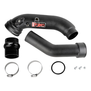16-20 BMW L6-3.0L/ Turbo/ Twin Turbo/L4-2.0L/ L6-2.5L Wrinkle Black Turbo SES Intercooler Pipes SES1128ICPWB