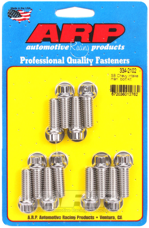 ARP SB Chevy Intake Manifold Bolt Kit 334-2102