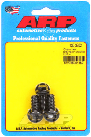 ARP Chevy Hex Alternator Bracket Bolt Kit 130-3302