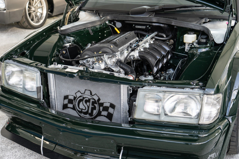 CSF 84-88 Mercedes-Benz W201 190E 2.3L - 16 with A/C High Performance Aluminum Radiator 7220