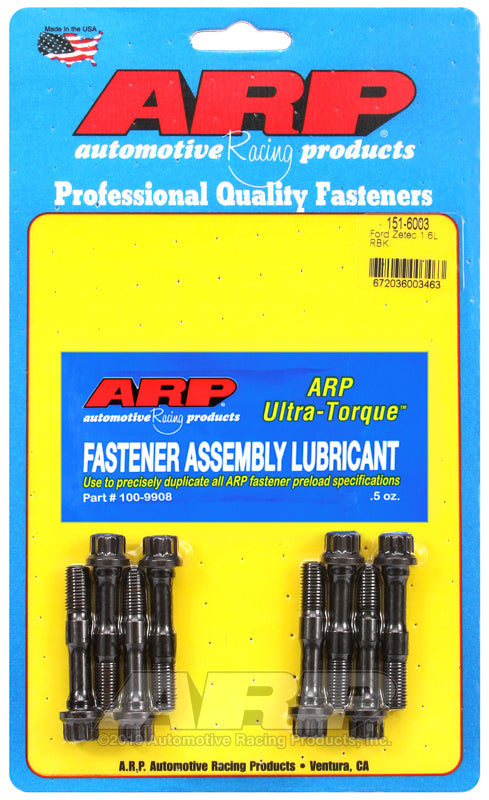 ARP Ford Zetec 1.6L M8 Rod Bolt Kit 151-6003