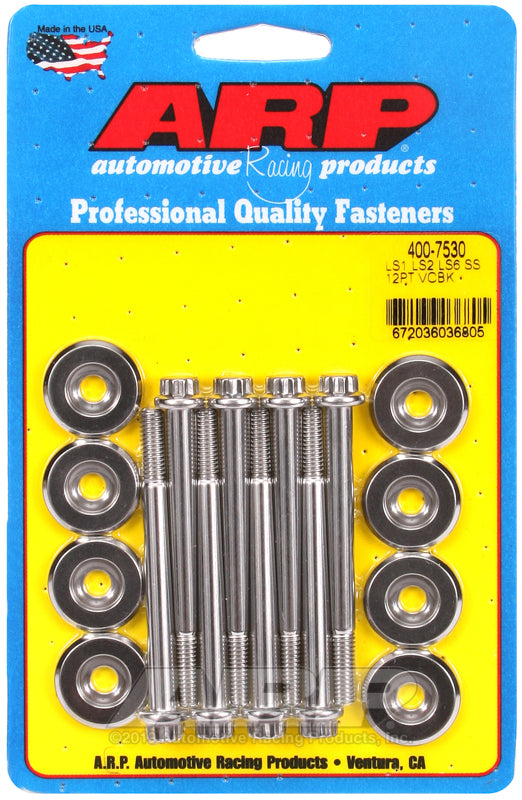 ARP LS1 LS2 12pt Valve Cover Bolt Kit 400-7530