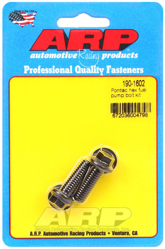 ARP Pontiac Hex Fuel Pump Bolt Kit 190-1602