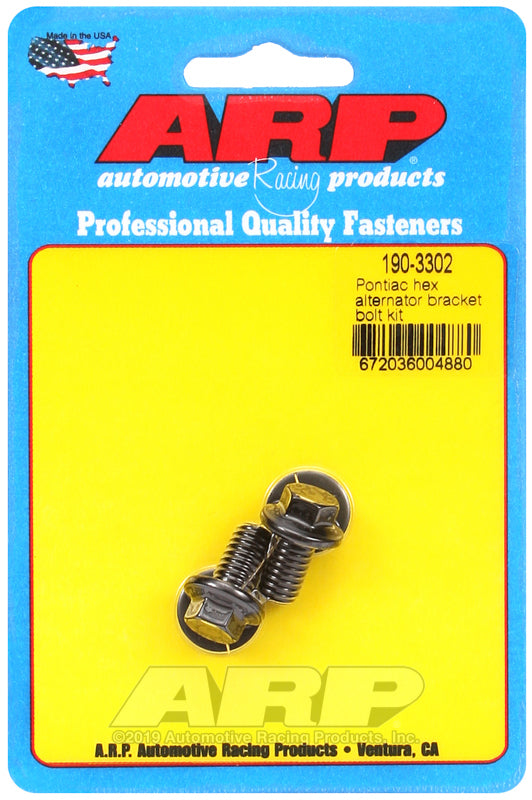 ARP Pontiac Hex Alternator Bracket Bolt Kit 190-3302