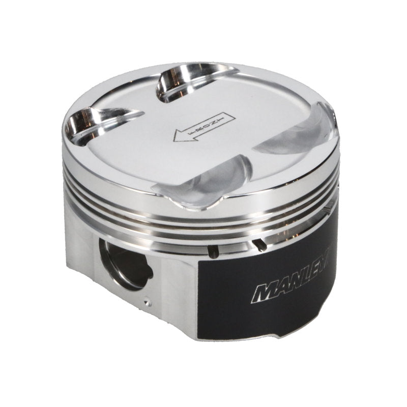 Manley 93-98 Toyota Supra Turbo (2JZGTE) 86.5mm +.5mm Oversized Bore 8.5:1 Dish Piston Set with Ring 609005C-6