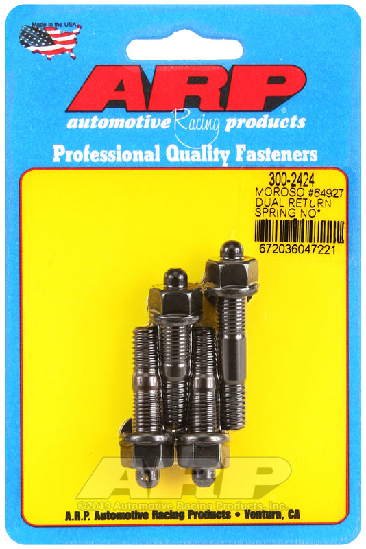 ARP Moroso 64927 dual return spring no spacer plate pro series carb stud kit 300-2424