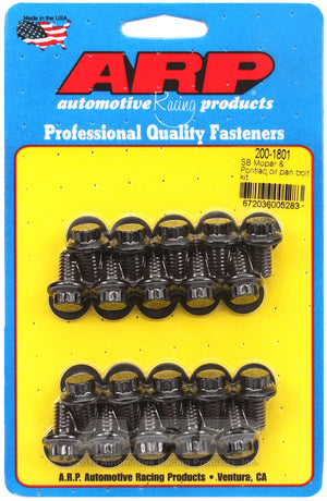ARP SB Mopar and Pontiac Oil Pan Bolt Kit 200-1801