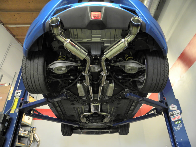 Injen 09-20 Nissan 370Z Dual 60mm SS Cat-Back Exhaust w/ Built In Resonated X-Pipe SES1989TT