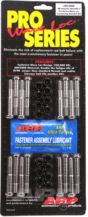 ARP Chrysler 383-440c.i.d. wave-loc rod bolt kit 245-6402