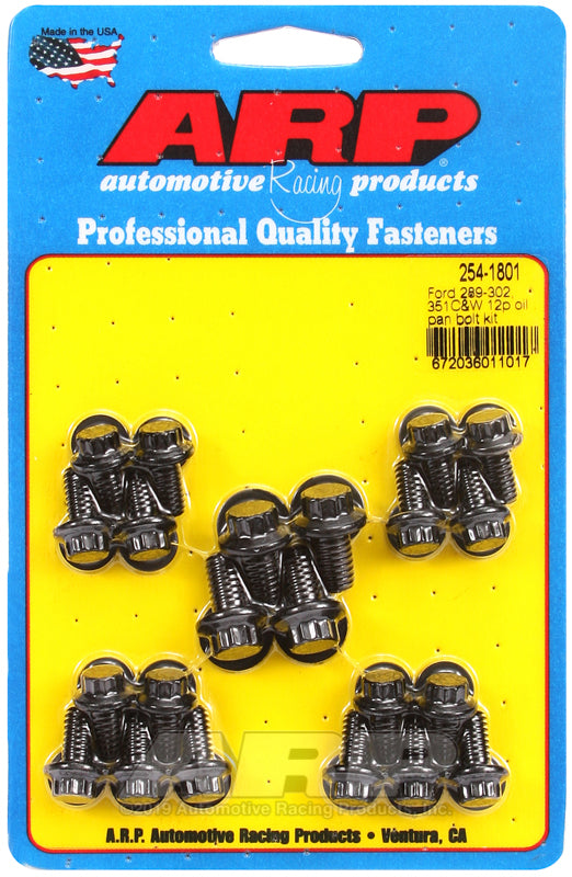 ARP Ford 289-302 / 351 C&W 12pt Oil Pan Bolt Kit 254-1801