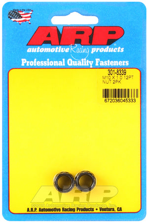 ARP M10 X 1.00 12pt nut kit 301-8339