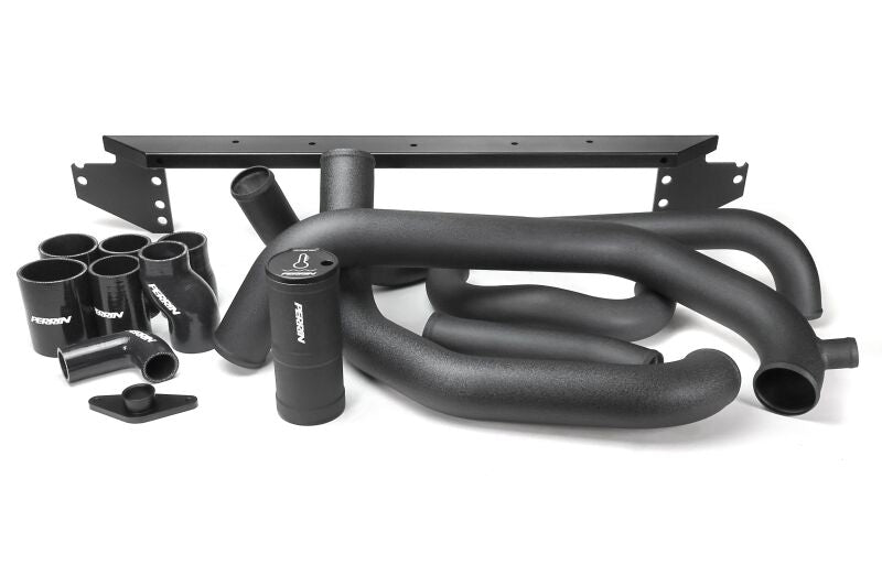 PERRIN 02-07 Subaru WRX/STI Front Mount Intercooler Boost Tube Kit - Black