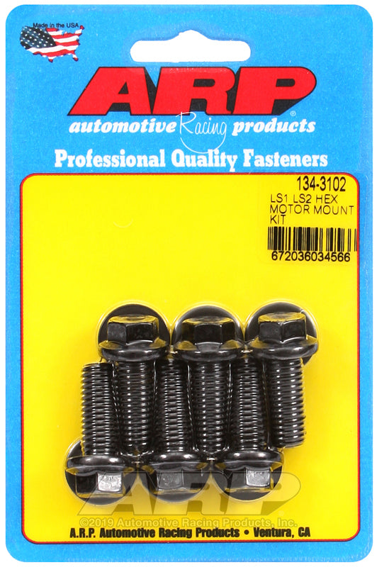 ARP LS1 LS2 Hex Motor Mount Bolt Kit 134-3102
