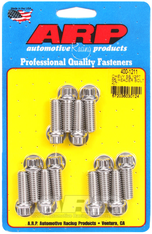 ARP SB Chevy SS 12pt Header Bolt Kit 400-1211