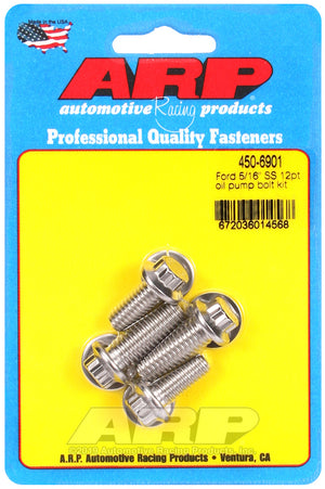ARP Ford SS 5/16in 12pt oil pump bolt kit 450-6901