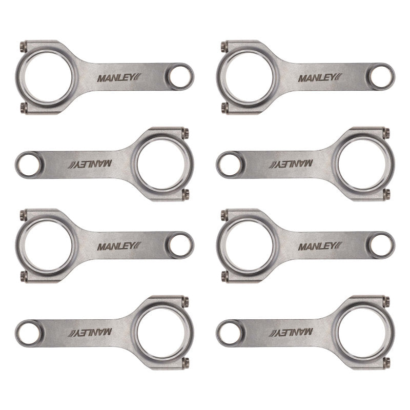 Manley Chevrolet LS 6.125 Length H Tuff Series Connecting Rod Set w/ ARP 2000 Bolts