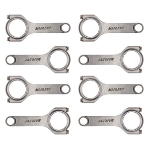 Manley Chevrolet LS 6.125 Length H Tuff Series Connecting Rod Set w/ ARP 2000 Bolts