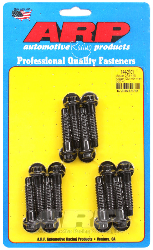 ARP Mopar 273-440 Wedge 12pt Intake Manifold Bolt Kit 144-2101