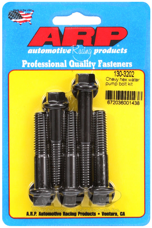 ARP SB/BB Chevy Water Pump Hex Bolt Kit 130-3202