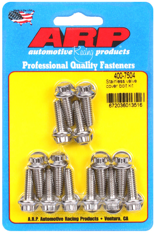 ARP SS Valve Cover Bolt Kit 400-7504