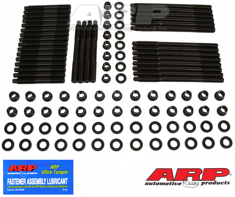 ARP Small Block Chevy w/ Brodix Rodeck Alum Block All Pro Heads - Head Stud Kit 134-4306