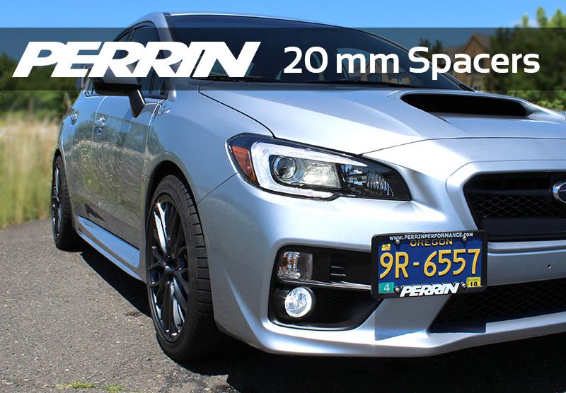 Perrin Subaru 5x114.3 20mm Wheel Spacers (One Pair) PSP-WHL-020BK