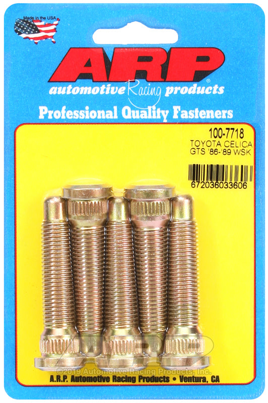 ARP 86-89 Toyota Celica GTS Front Wheel Stud Kit 100-7718