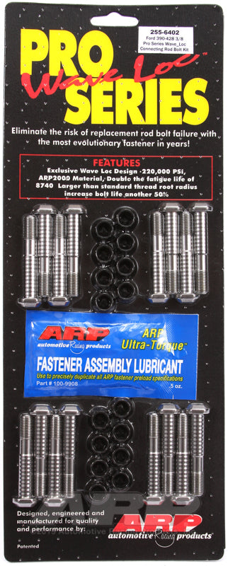 ARP BB Ford 390-428 wave-loc rod bolt kit 255-6402