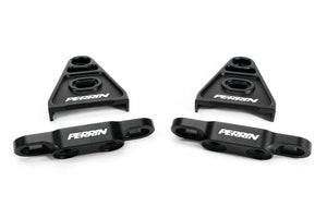 PERRIN 15+ Subaru WRX/STI High-Lift Hood Brackets (Black)
