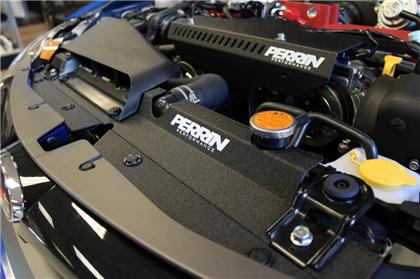 Perrin 08-11 Subaru STi / WRX Black Radiator Shroud
