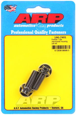 ARP Pontiac 12pt Thermostat Housing Bolt Kit 190-7401
