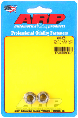 ARP M9 X 1.00 (M11 wr) SS 12pt nut kit 400-8351
