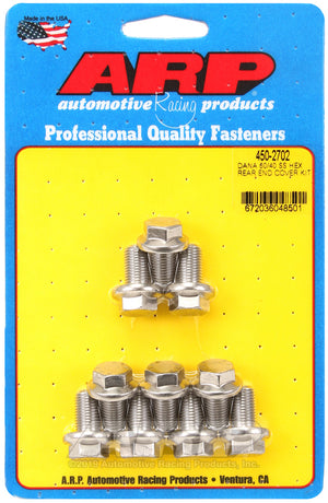 ARP Ford Dana 60/40 SS hex rear end cover bolt kit 450-2702