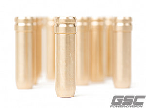 GSC P-D Toyota 2JZ STD Manganese Bronze Exhaust Valve Guide Stopper Style - Set of 12 3145-12