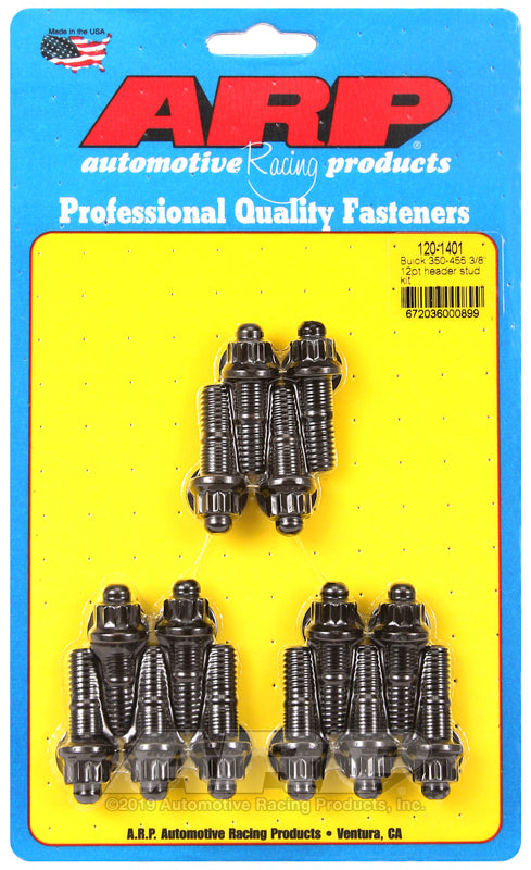 ARP Buick 350-455 3/8in 12pt header stud kit 120-1401