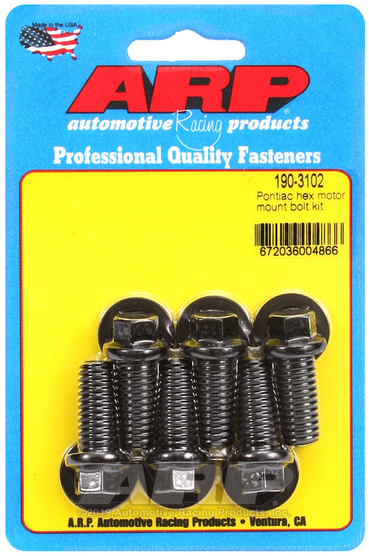ARP Pontiac Hex Motor Mount Bolt Kit 190-3102