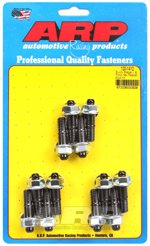 ARP Buick Stage II & Prod hex header stud kit 120-1412