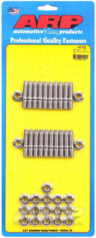 ARP KB Hemi 1.700in SS hex oil pan stud kit 445-1902