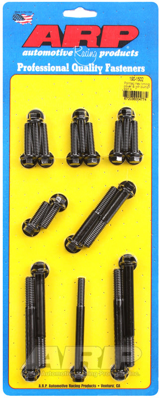 ARP Pontiac Hex Timing Cover and Water Pump Bolt Kit 190-1502
