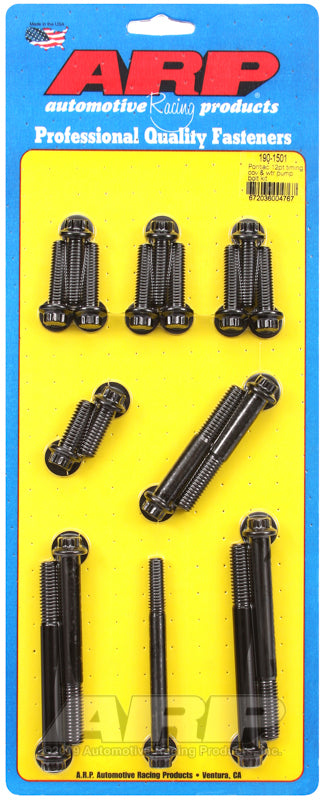 ARP Pontiac 12pt Timing Cover and Water Pump Bolt Kit 190-1501