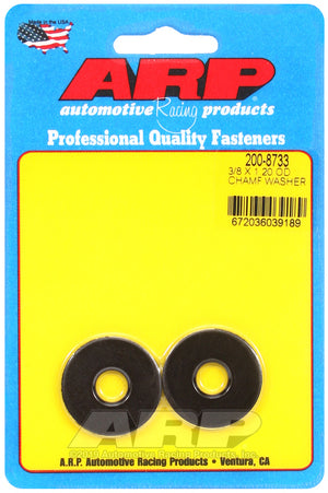 ARP 3/8 ID 1.20 OD chamfer black washers 200-8733