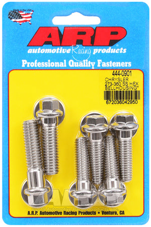ARP Chrysler 273-360 wedge SS hex bellhousing bolt kit 444-0901