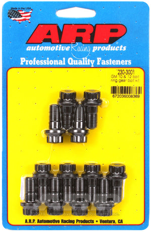ARP GM 10 and 12 Bolt Ring Gear Bolt Kit 230-3001