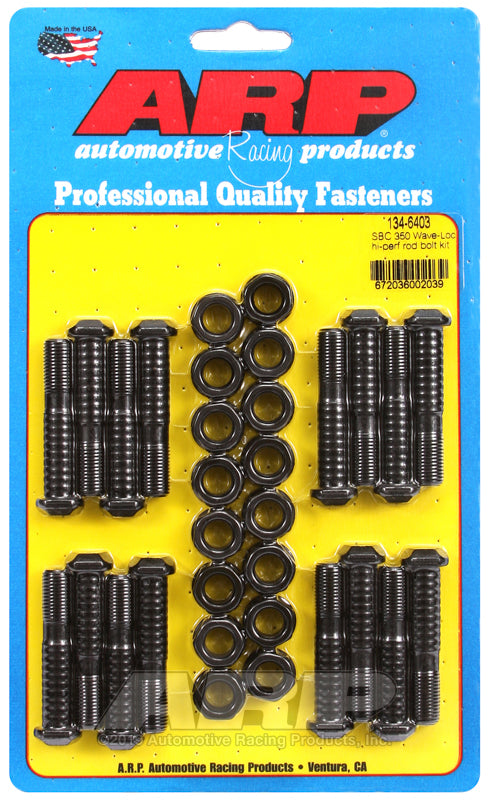ARP SB Chevy 350 Wave-Loc Hi-Perf Rod Bolt Kit 134-6403